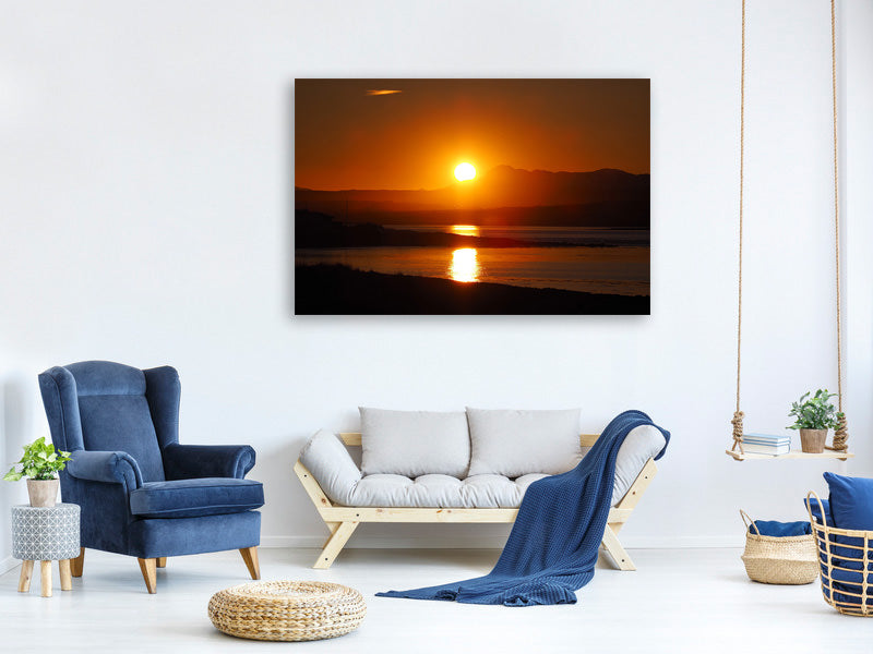 canvas-print-fantastic-sunset-on-the-beach