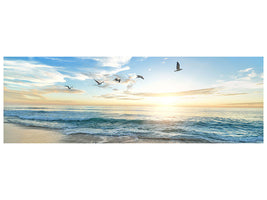 panoramic-canvas-print-the-seagulls-and-the-sea-at-sunrise