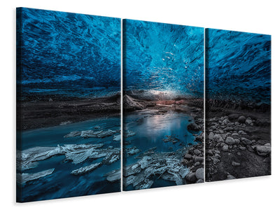 3-piece-canvas-print-ice-cave