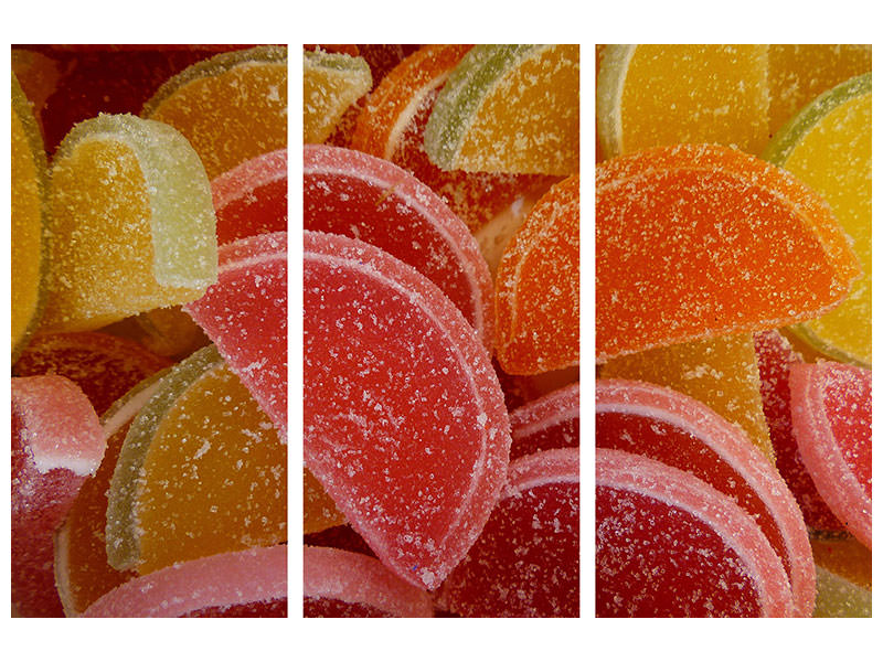 3-piece-canvas-print-sugared-fruit-gums