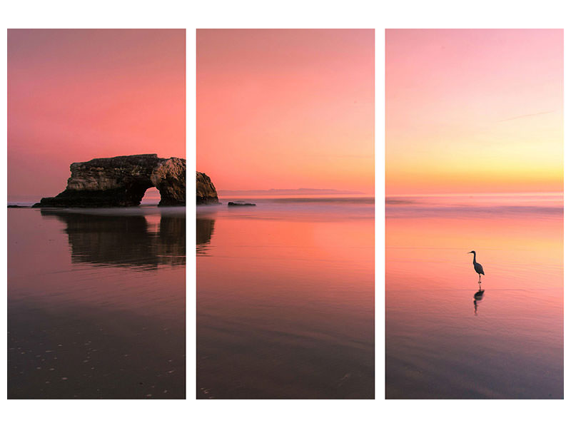 3-piece-canvas-print-sunset-at-the-natural-bridge-ii