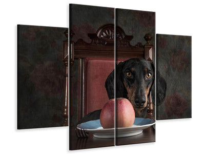4-piece-canvas-print-an-apple-a-day-keeps-the-doctor-away