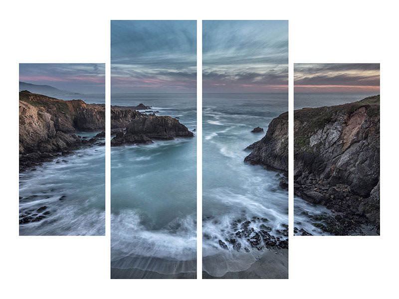 4-piece-canvas-print-black-point-cove