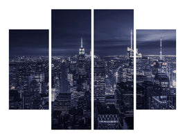 4-piece-canvas-print-blue-city