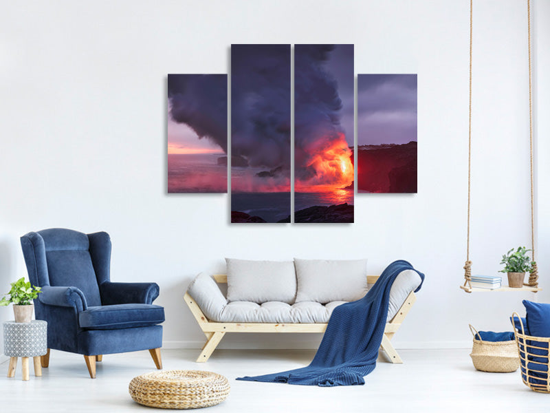 4-piece-canvas-print-kalapana-coast-hawaii