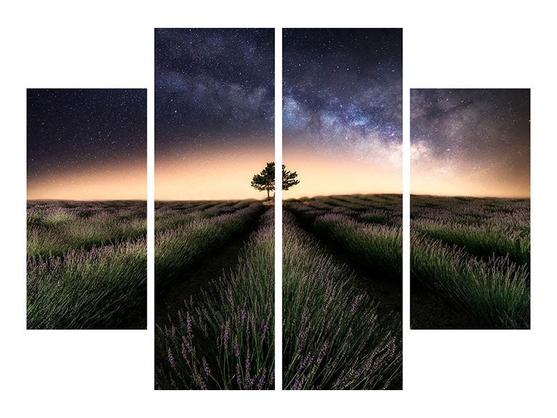 4-piece-canvas-print-lavender-way