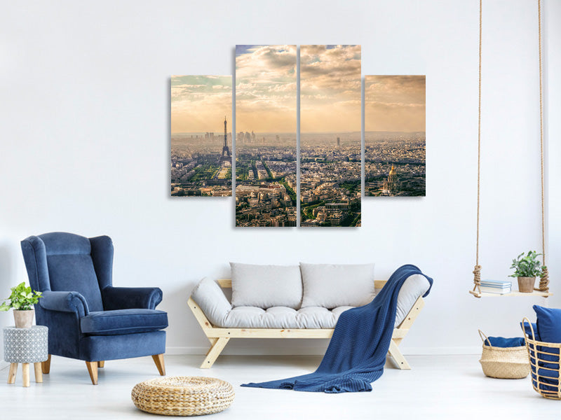 4-piece-canvas-print-paris-france