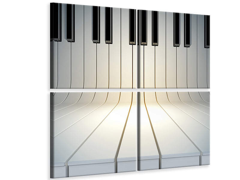 4-piece-canvas-print-piano-keys