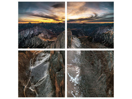 4-piece-canvas-print-resting-dragon