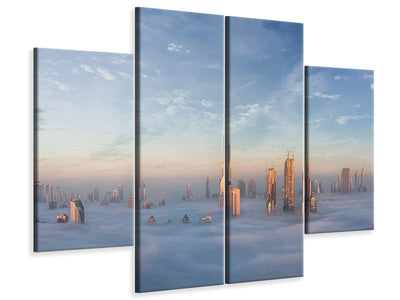 4-piece-canvas-print-sinking-in-fog