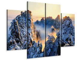 4-piece-canvas-print-sunrise-at-mt-huang-shan