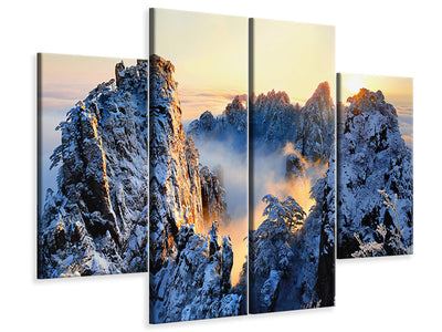 4-piece-canvas-print-sunrise-at-mt-huang-shan