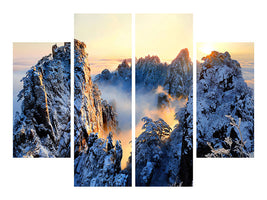 4-piece-canvas-print-sunrise-at-mt-huang-shan