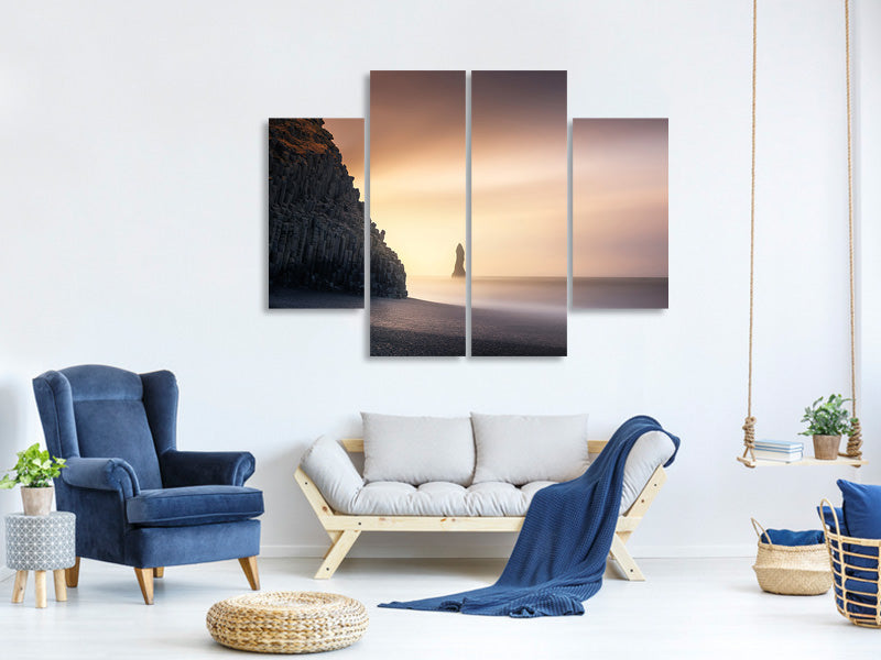 4-piece-canvas-print-sunrise-in-reynisfjara