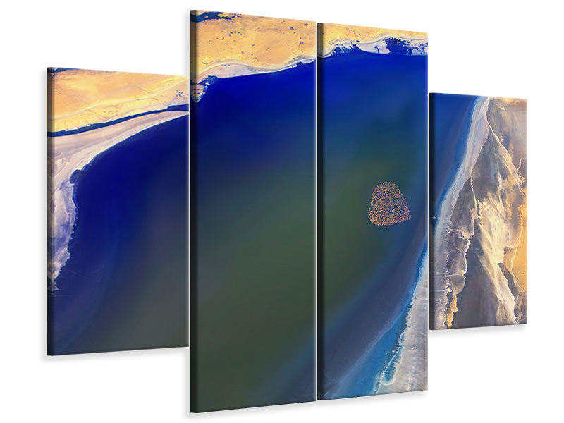 4-piece-canvas-print-the-heart