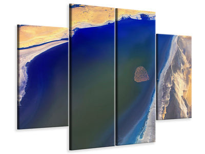 4-piece-canvas-print-the-heart