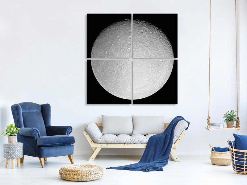 4-piece-canvas-print-the-ice-moon-rhea