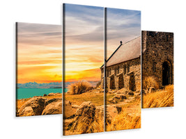 4-piece-canvas-print-the-little-church