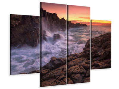 4-piece-canvas-print-wall-by-the-sea