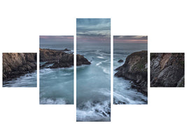 5-piece-canvas-print-black-point-cove