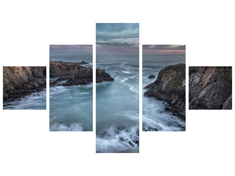 5-piece-canvas-print-black-point-cove