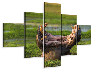 5-piece-canvas-print-dare-to-yawn