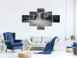 5-piece-canvas-print-icelandic-shadow-play