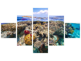 5-piece-canvas-print-mayotte-the-reef