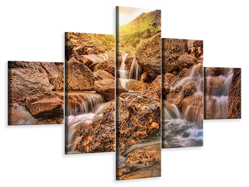 5-piece-canvas-print-mountain-waters