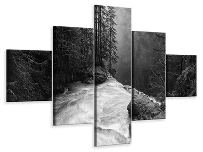 5-piece-canvas-print-over-the-falls