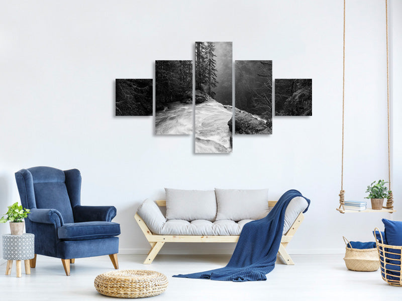 5-piece-canvas-print-over-the-falls
