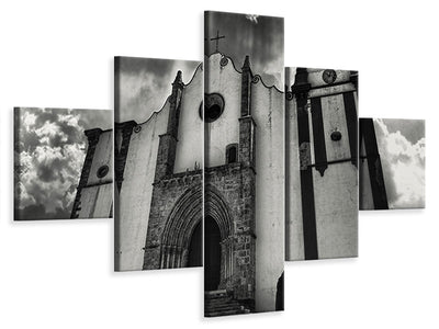 5-piece-canvas-print-silves-cathedral