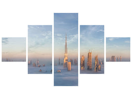 5-piece-canvas-print-sinking-in-fog