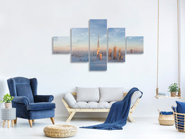 5-piece-canvas-print-sinking-in-fog