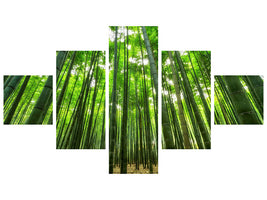 5-piece-canvas-print-the-bamboo-forest