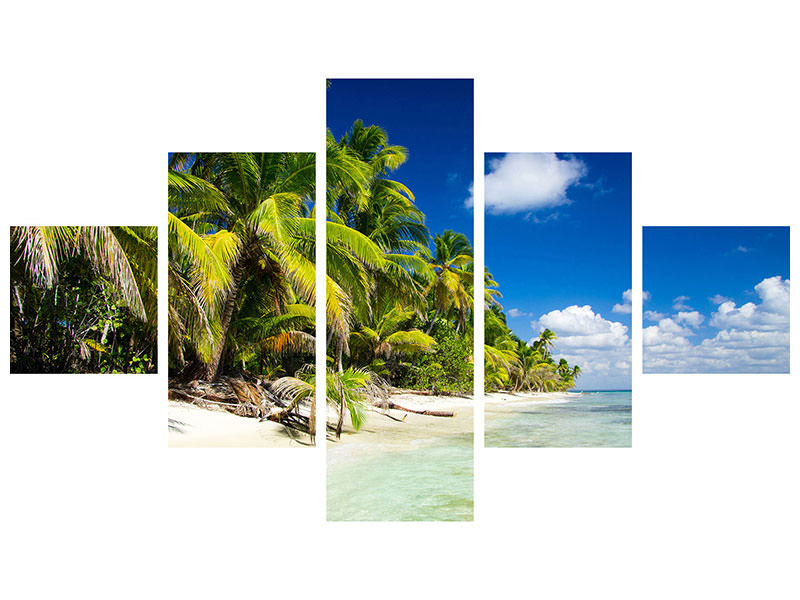 5-piece-canvas-print-the-deserted-island