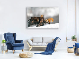 canvas-print-golden-eagle-and-red-fox-x