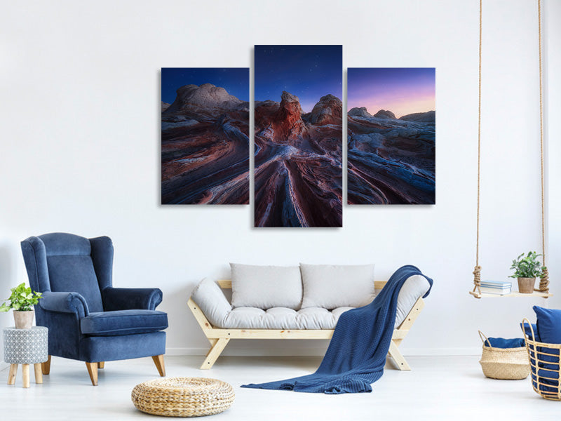 modern-3-piece-canvas-print-gordian-stone-knot