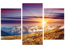 modern-3-piece-canvas-print-majestic-sunset-at-the-mountain