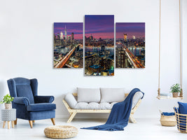 modern-3-piece-canvas-print-manhattan-skyline-during-beautiful-sunset