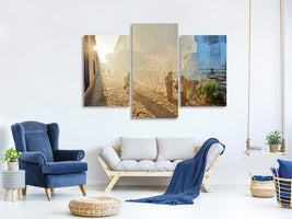 modern-3-piece-canvas-print-morning-in-city-chichicastenango