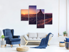 modern-4-piece-canvas-print-bardenas-in-blue