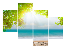 modern-4-piece-canvas-print-beach-terrace