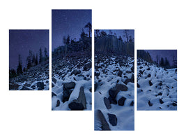modern-4-piece-canvas-print-cold-mountain-devils-postpile
