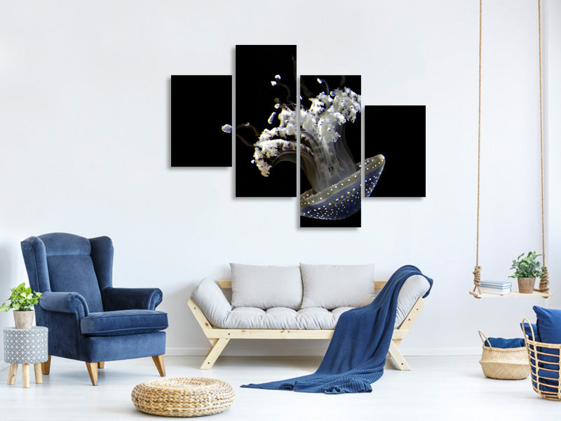 modern-4-piece-canvas-print-fascinating-jellyfish