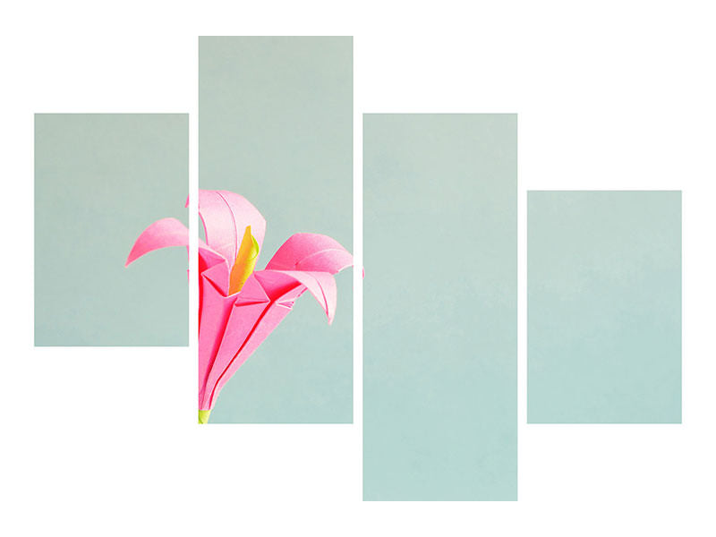 modern-4-piece-canvas-print-flowers-origami