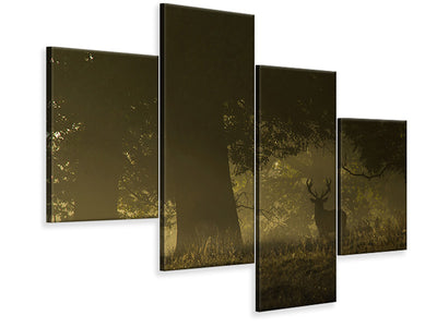 modern-4-piece-canvas-print-magical-sunrise