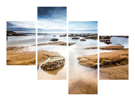 modern-4-piece-canvas-print-mystic-mood-by-the-sea