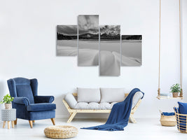 modern-4-piece-canvas-print-pyramid-lake-in-winter