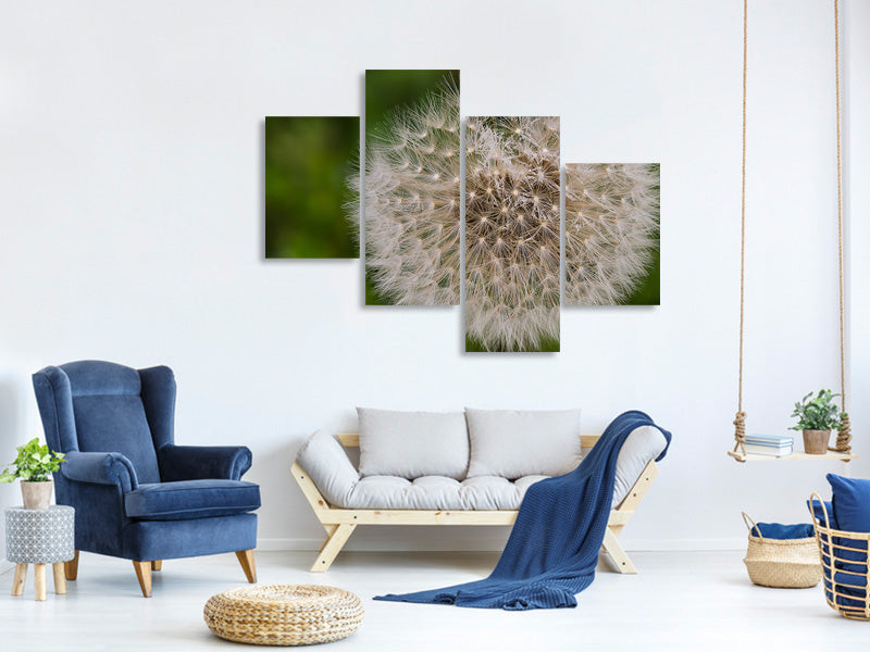 modern-4-piece-canvas-print-the-dandelion-in-nature